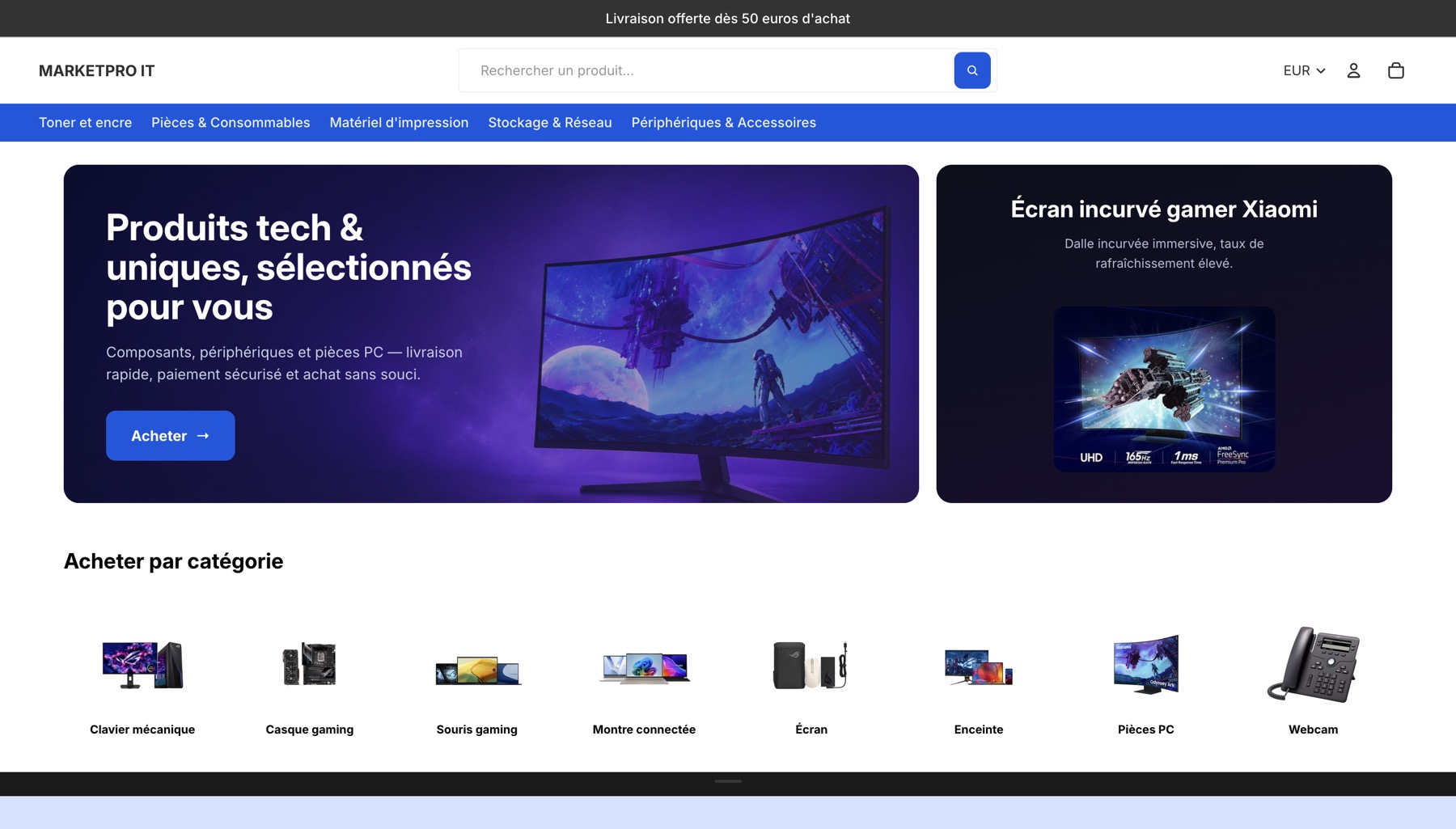 Projet Shopify MarketproIT